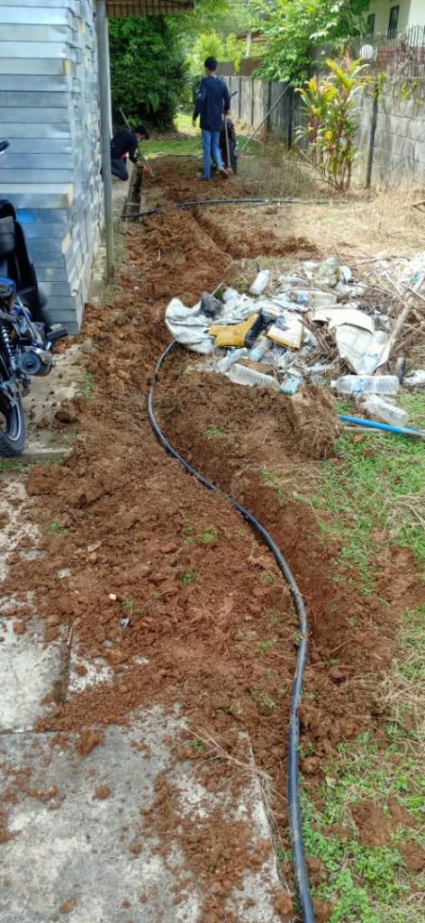 3 and 1 phase power line for core cutters and lighting 15 Nov 2021