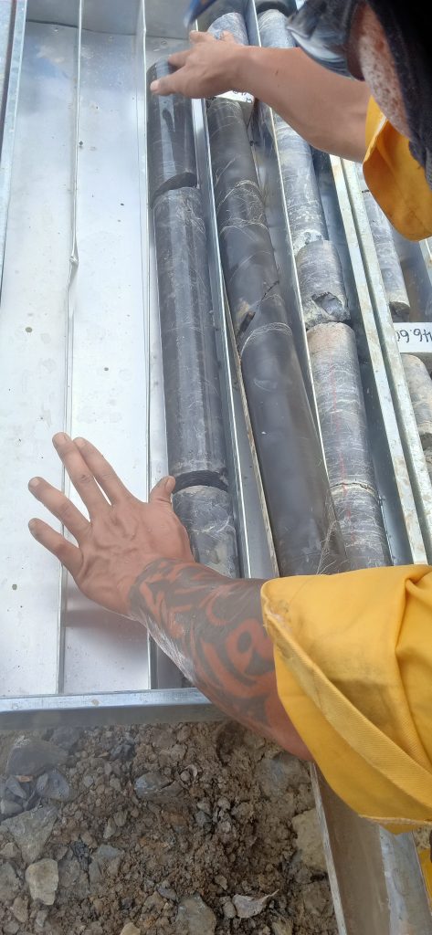 Core from split tube JUDDH90 29 Dec 2021