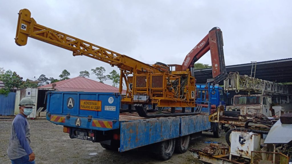 Diamond Core Drill #1 ready for Jugan 10 Nov 2021
