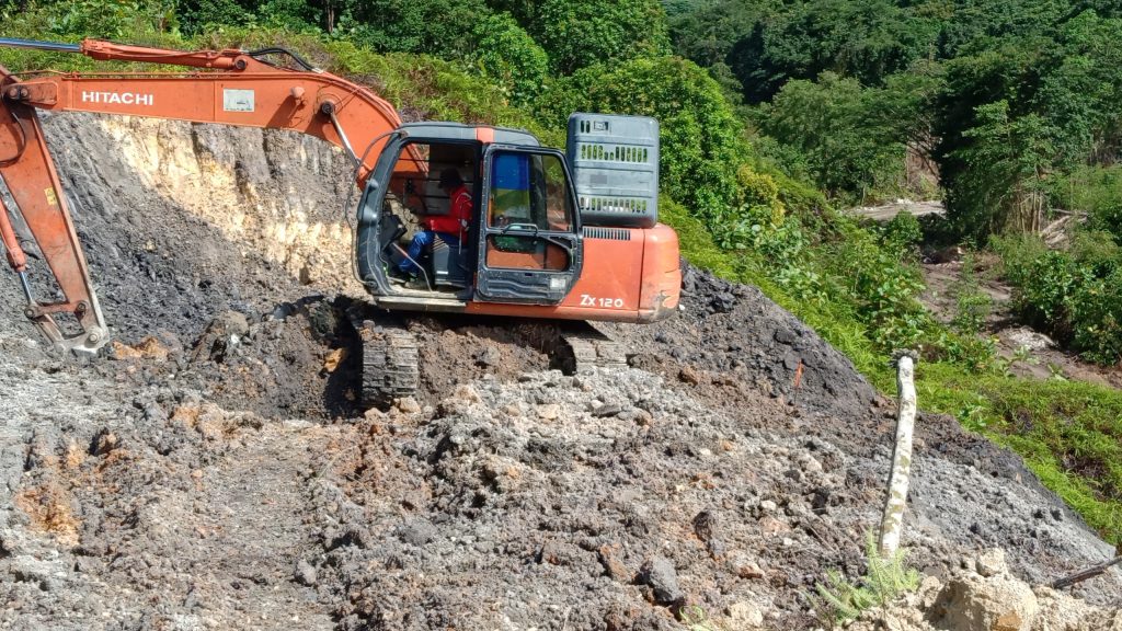 Drill pad preparation 10 Nov 2021