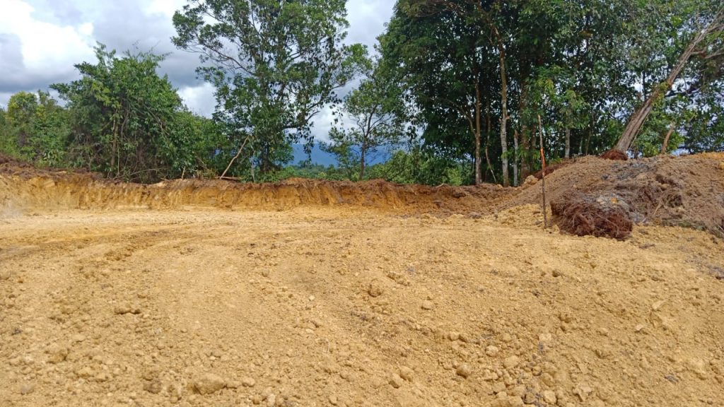 Drill pad ready 14 Nov 2021