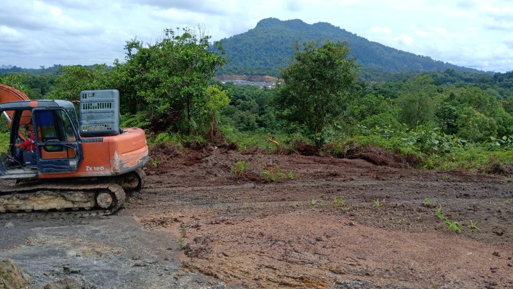 Jugan sector drill pad preparation 13 Nov 2021