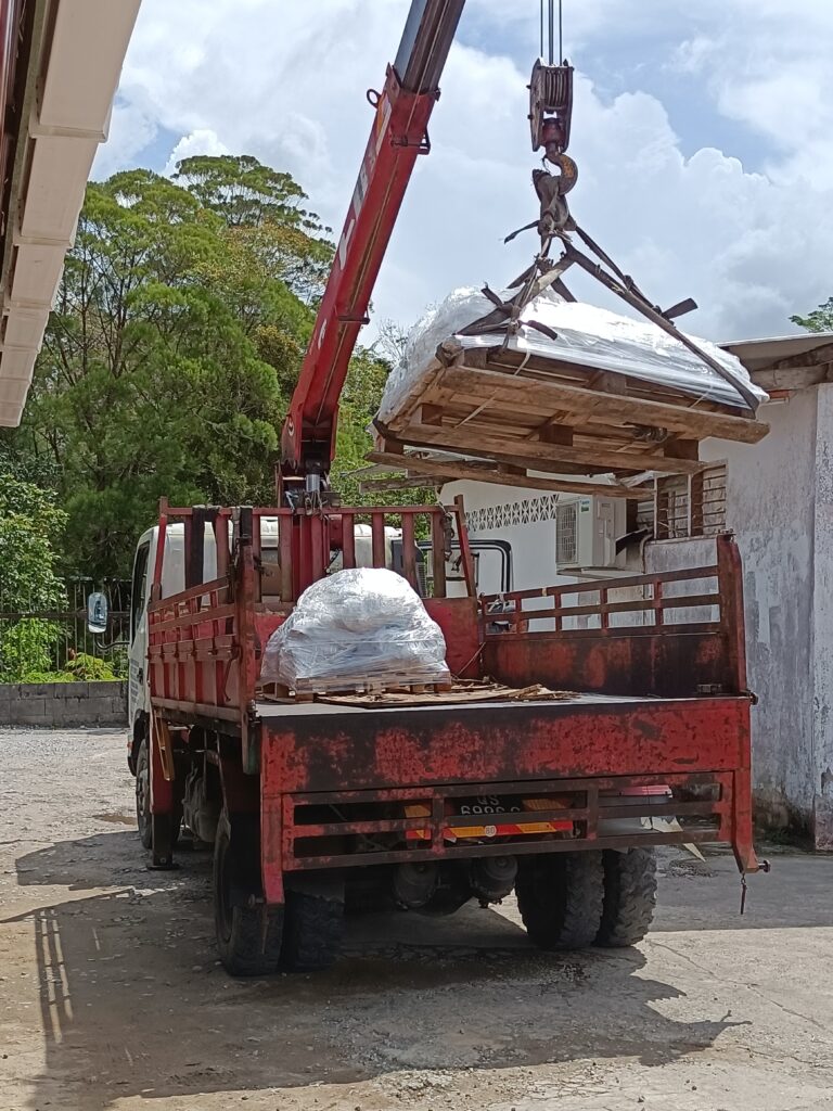 JUDDH94 samples loaded at BAu Core Shed. 2022-03-01
