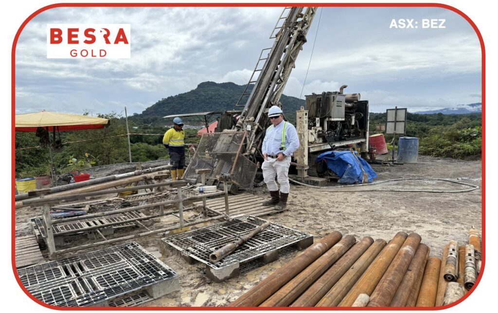 Matt Anthill onsite in Sarawak, at the first down dip metallurgical hole, completed over the weekend down to 115m. 16-12-2024