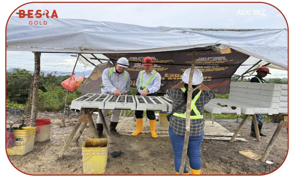 Directors on site at Jugan this week, inspecting core amongst other things -3/3 20-12-2024