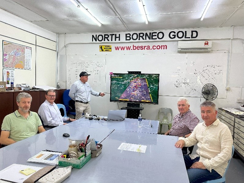 Besra’s newly appointed Board of Directors visited the Bau Project to review project data and meet with local stakeholders, including government representatives-25-June-2025